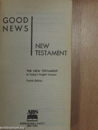 Good News - New Testament