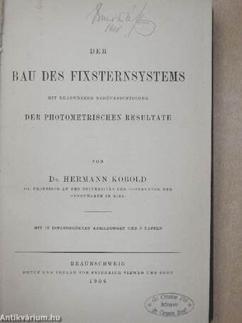 Der Bau des Fixsternsystems