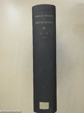 Annual Review of Biochemistry 1937