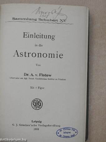 Einleitung in die Astronomie