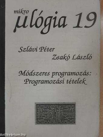 Módszeres programozás: Programozási tételek