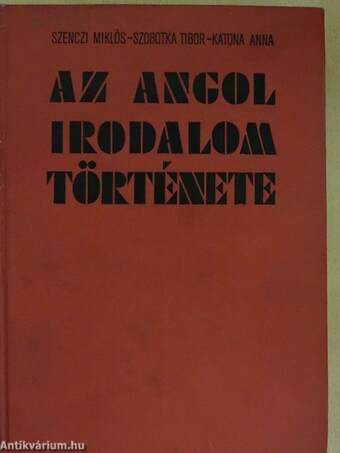 Az angol irodalom története