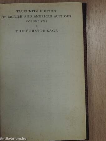 The Forsyte Saga I.