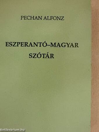 Eszperantó-magyar szótár