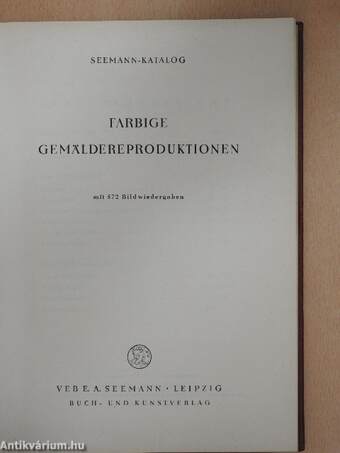 Farbige Gemäldereproduktionen