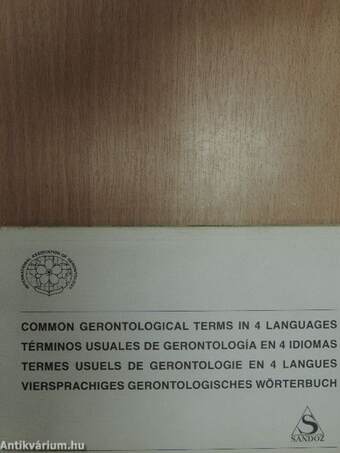 Common gerontological terms in 4 languages