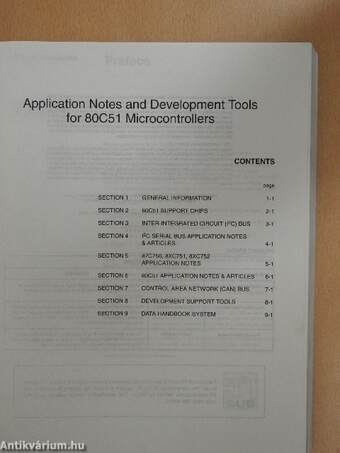 Application Notes and Development Tools for 80C51 Microcontrollers 1997