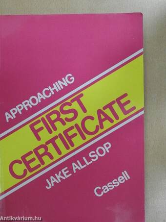 Approaching First Certificate