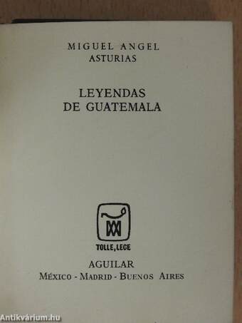 Leyendas de Guatemala (minikönyv)