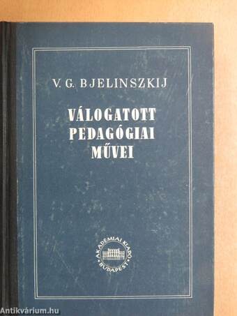 V. G. Bjelinszkij válogatott pedagógiai művei