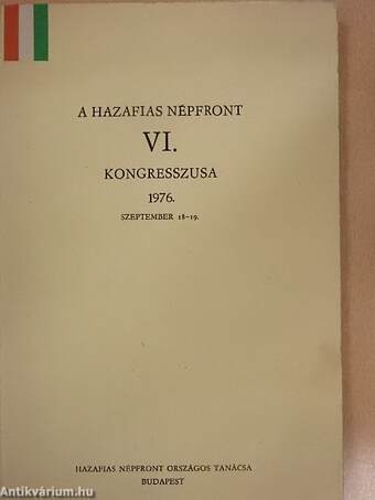 A Hazafias Népfront VI. kongresszusa