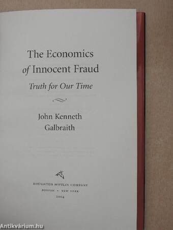 The Economics of Innocent Fraud