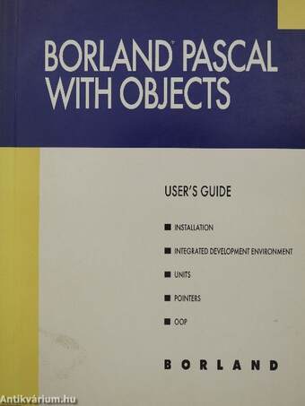 Borland Pascal with Object Version 7.0