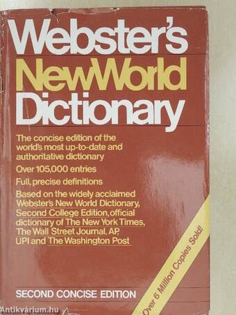 Webster's New World Dictionary