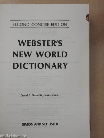 Webster's New World Dictionary