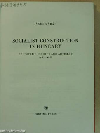 Socialist Construction in Hungary