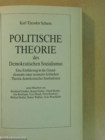 Politische Theorie des Demokratischen Sozialismus