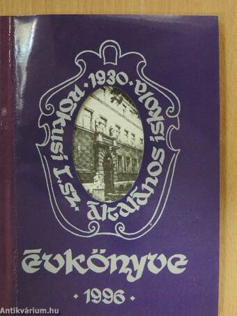 Rókusi I. sz. Általános Iskola Évkönyve 1995/96