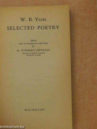 Selected Poetry