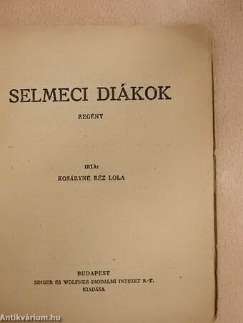 Selmeci diákok