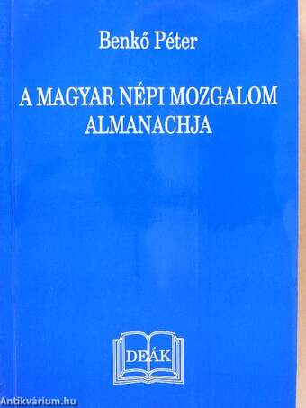 A magyar népi mozgalom almanachja