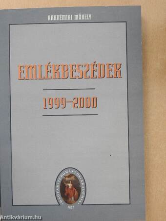 Emlékbeszédek 1999-2000