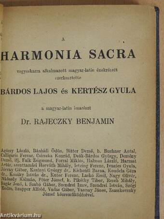 Harmonia Sacra