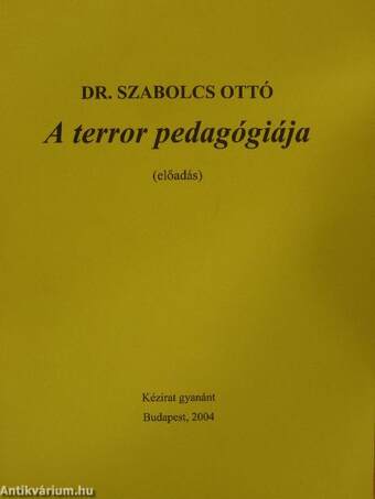 A terror pedagógiája