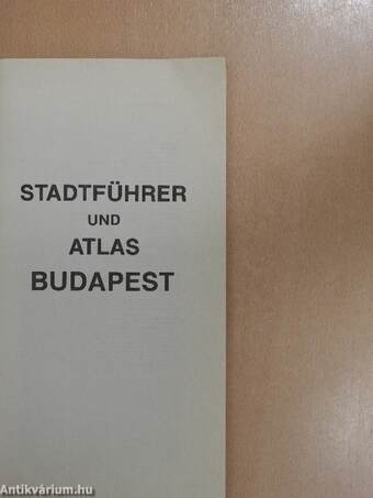 Stadtführer und Atlas Budapest