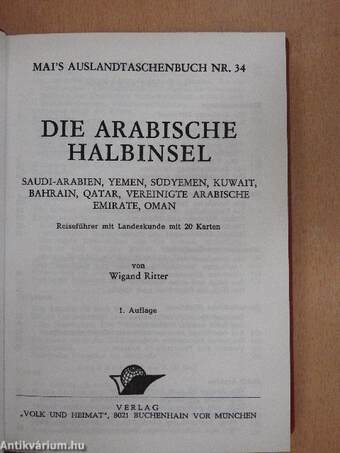 Die Arabische Halbinsel