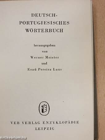 Taschenwörterbuch Deutsch-Portugiesisch