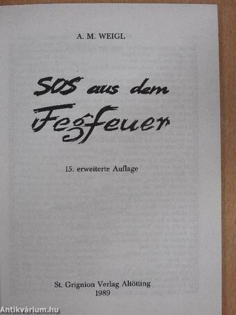 SOS aus dem Fegfeuer