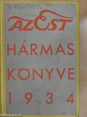 Az Est hármaskönyve 1934.