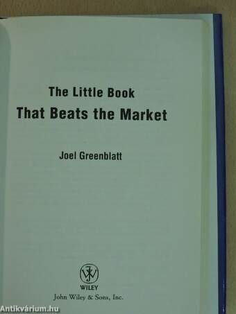 The Little Book That Beats the Market