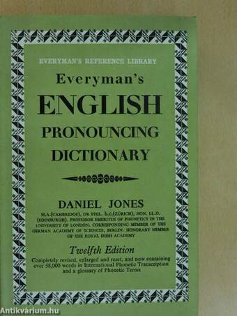 Everyman's English Pronouncing Dictionary