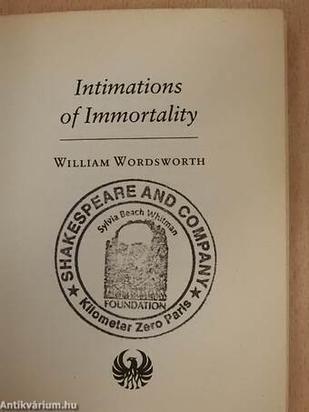 Intimations of Immortality