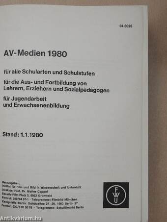 AV-Medien 1980