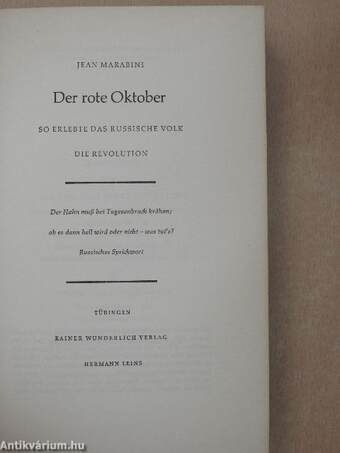 Der rote Oktober