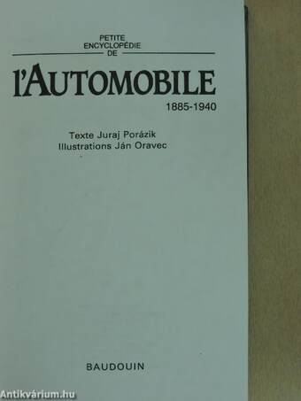 Petit Encyclopédie de l'Automobile