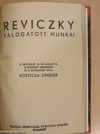 Magyar klasszikusok I-IV.