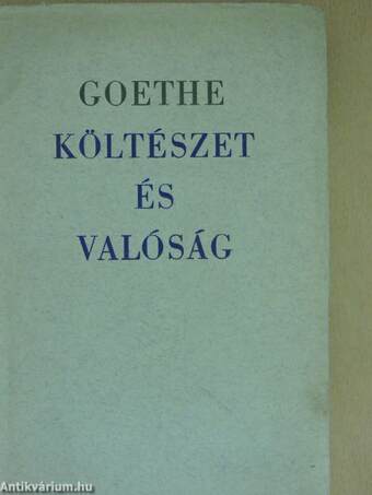 Költészet és valóság