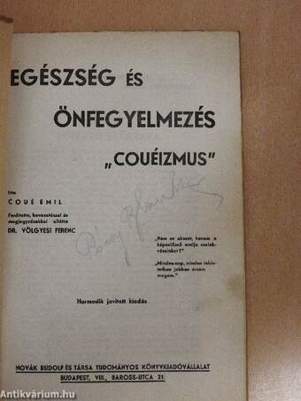 Egészség és önfegyelmezés