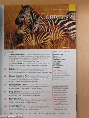 National Geographic September 2003