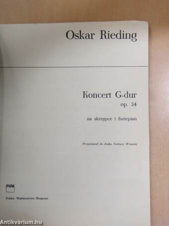 Koncert G-dur - op. 34