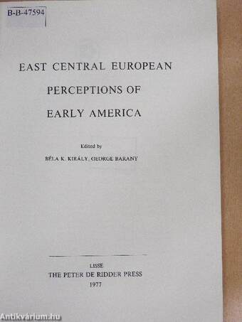 East Central European Perceptions of Early America