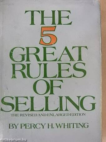 The 5 great rules of selling