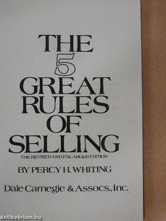 The 5 great rules of selling