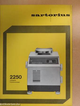 Sartorius 2250 Volldigitale Präzisionswaagen