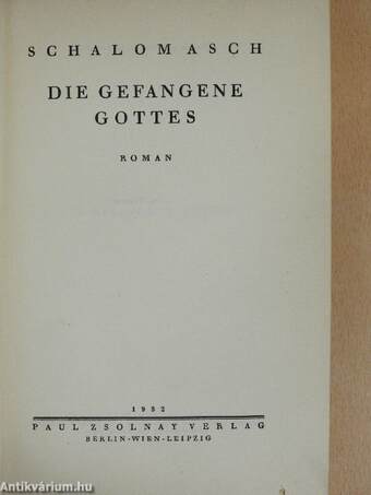 Die gefangene Gottes