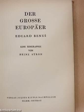 Der grosse Europäer